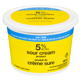 NO NAME  Sour Cream, Light 5% (500 mL)