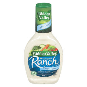 HIDDEN VALLEY The Original Ranch Salad Dressing, Light (473 ml)