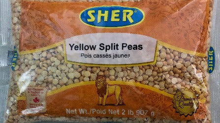 Yellow Split Peas - 2 Lb - Sher