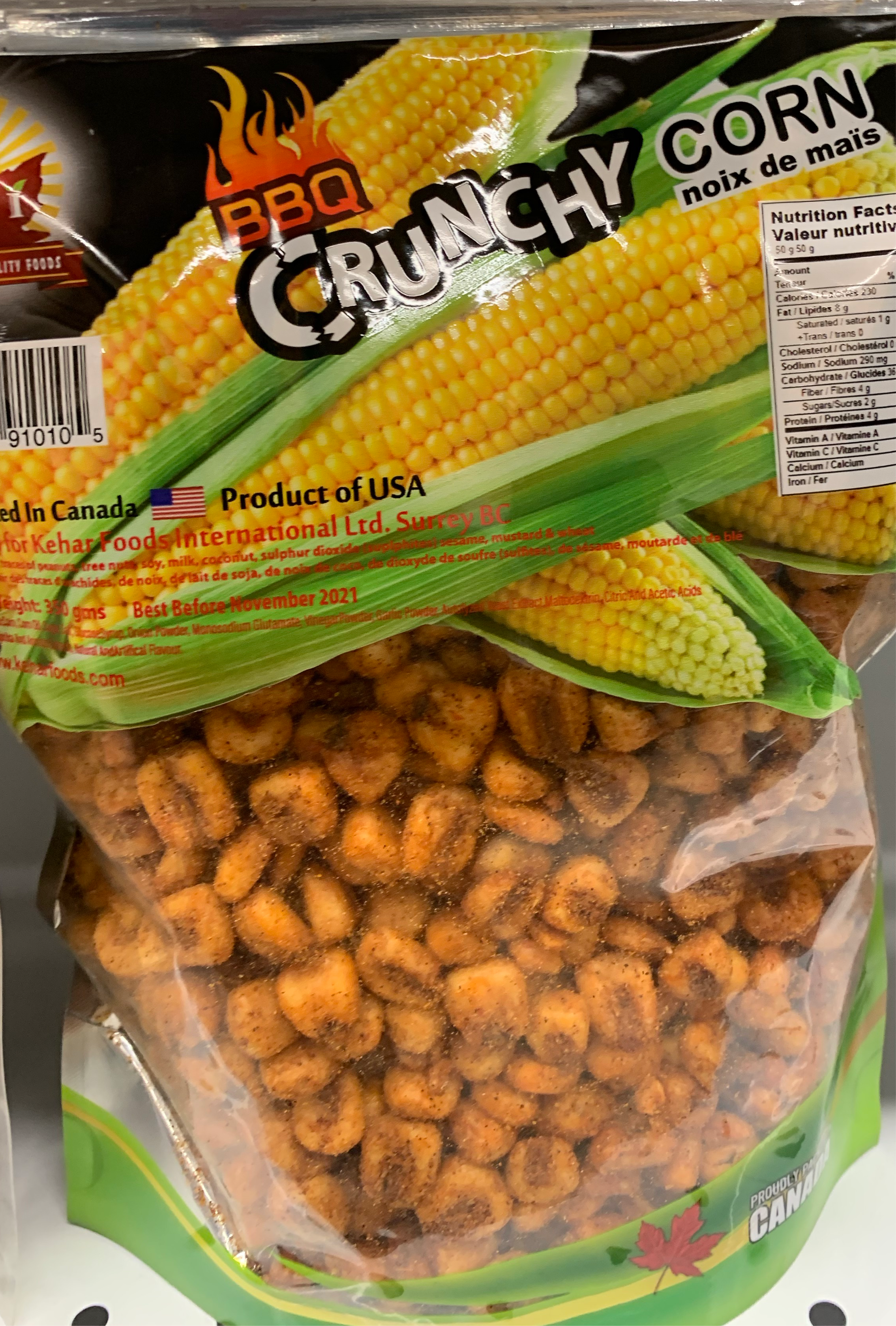 BBQ Toasted corn-  350gm  - KFI