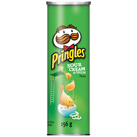 PRINGLES Crisps, Sour Cream & Onion (156 g)