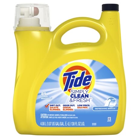 Tide Simply Clean & Fresh Liquid Detergent - 74 Loads