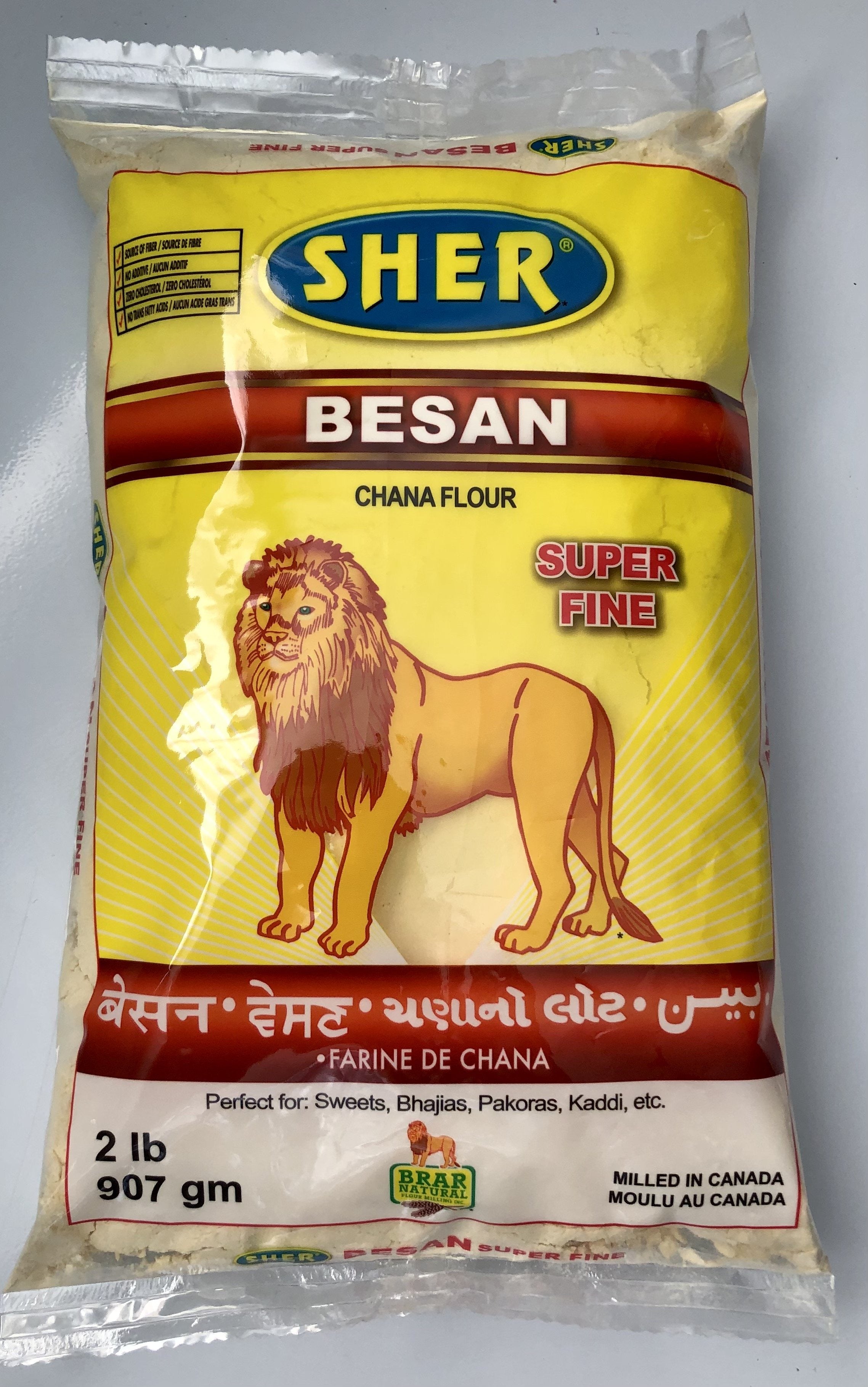 BESAN - CHANA FLOUR - 2Lb - SHER