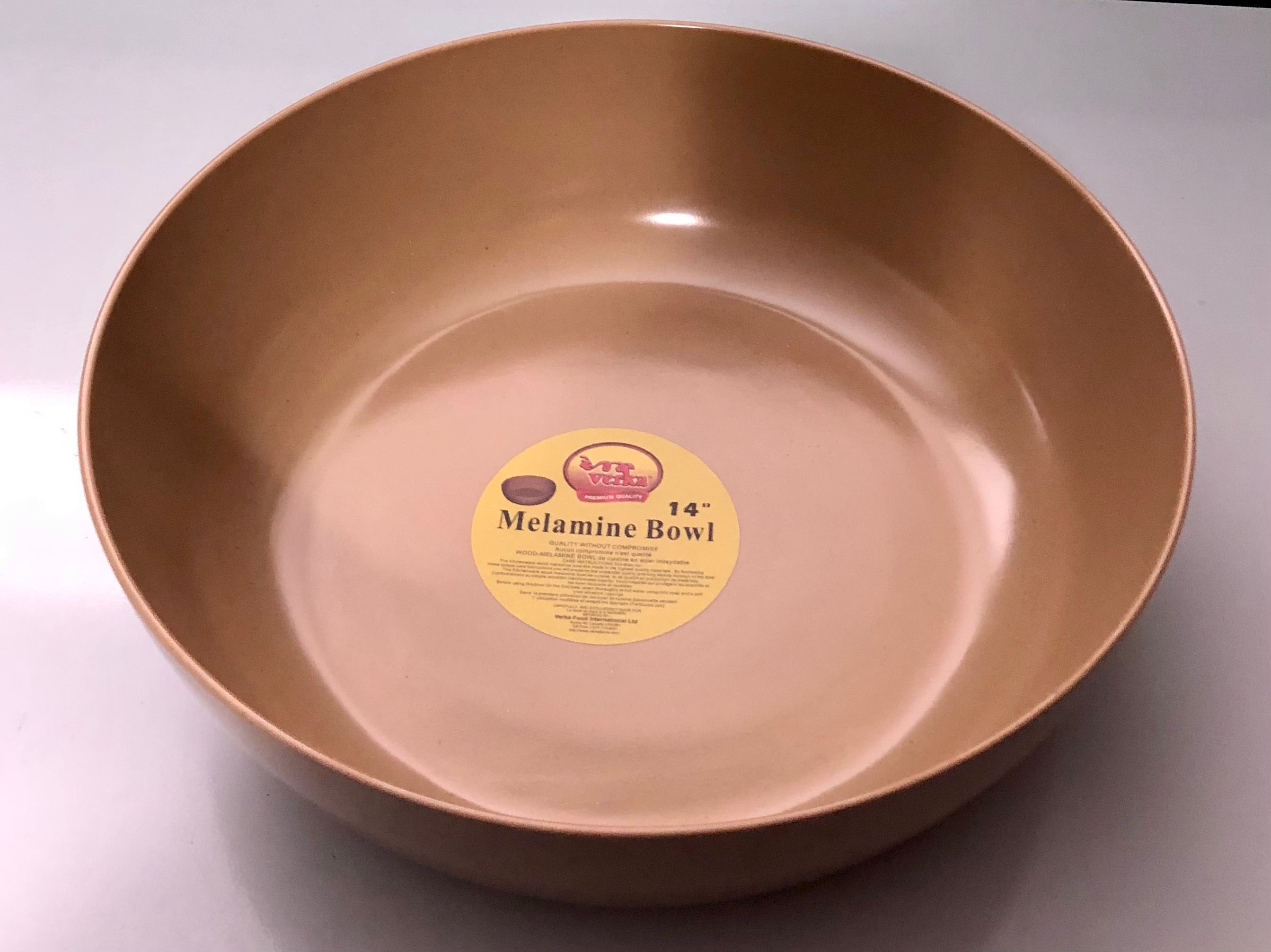 Wood-Melamine Large Bowl - 13"- Verka