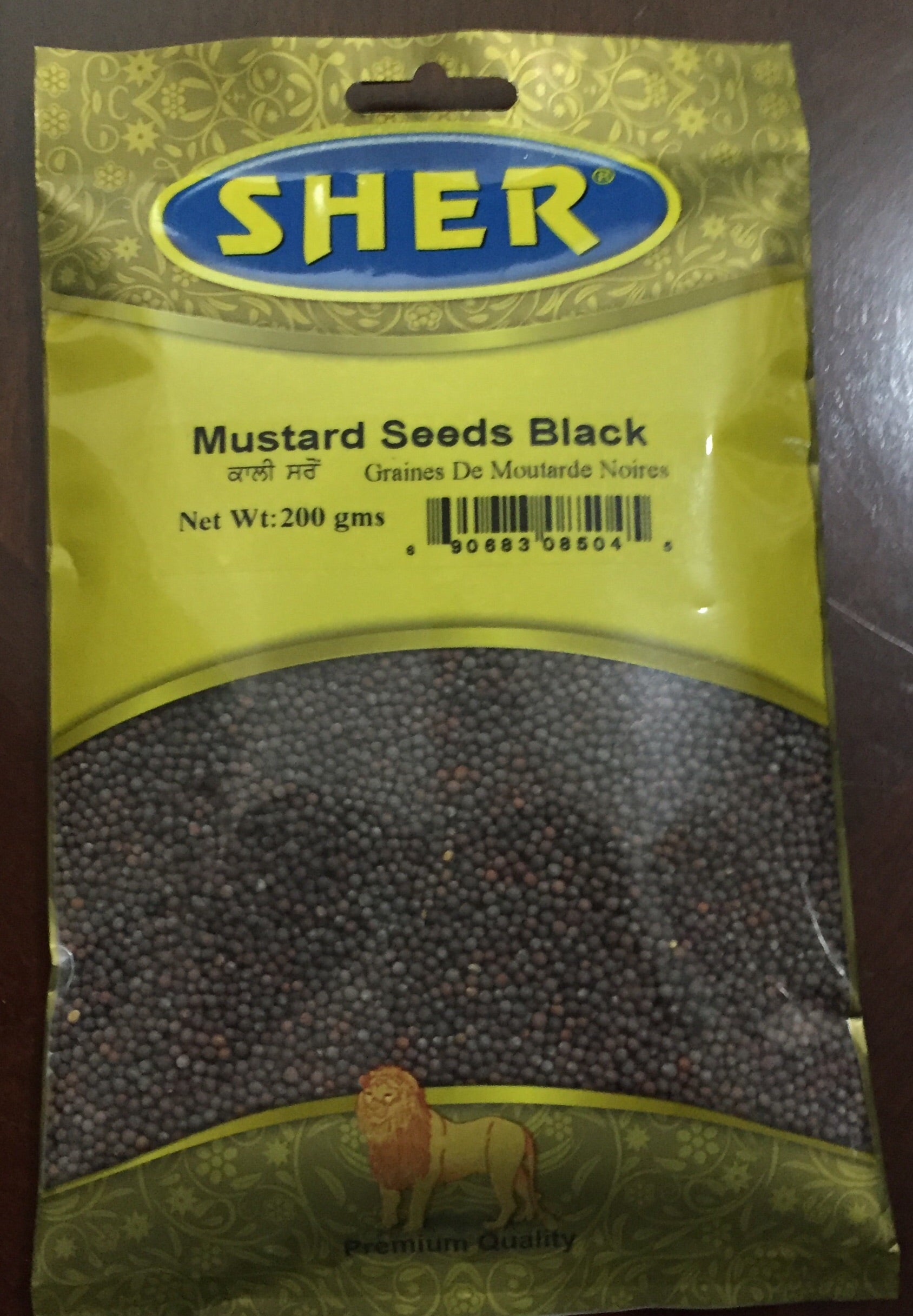 BLACK MUSTARD SEEDS - 200gm - Sher