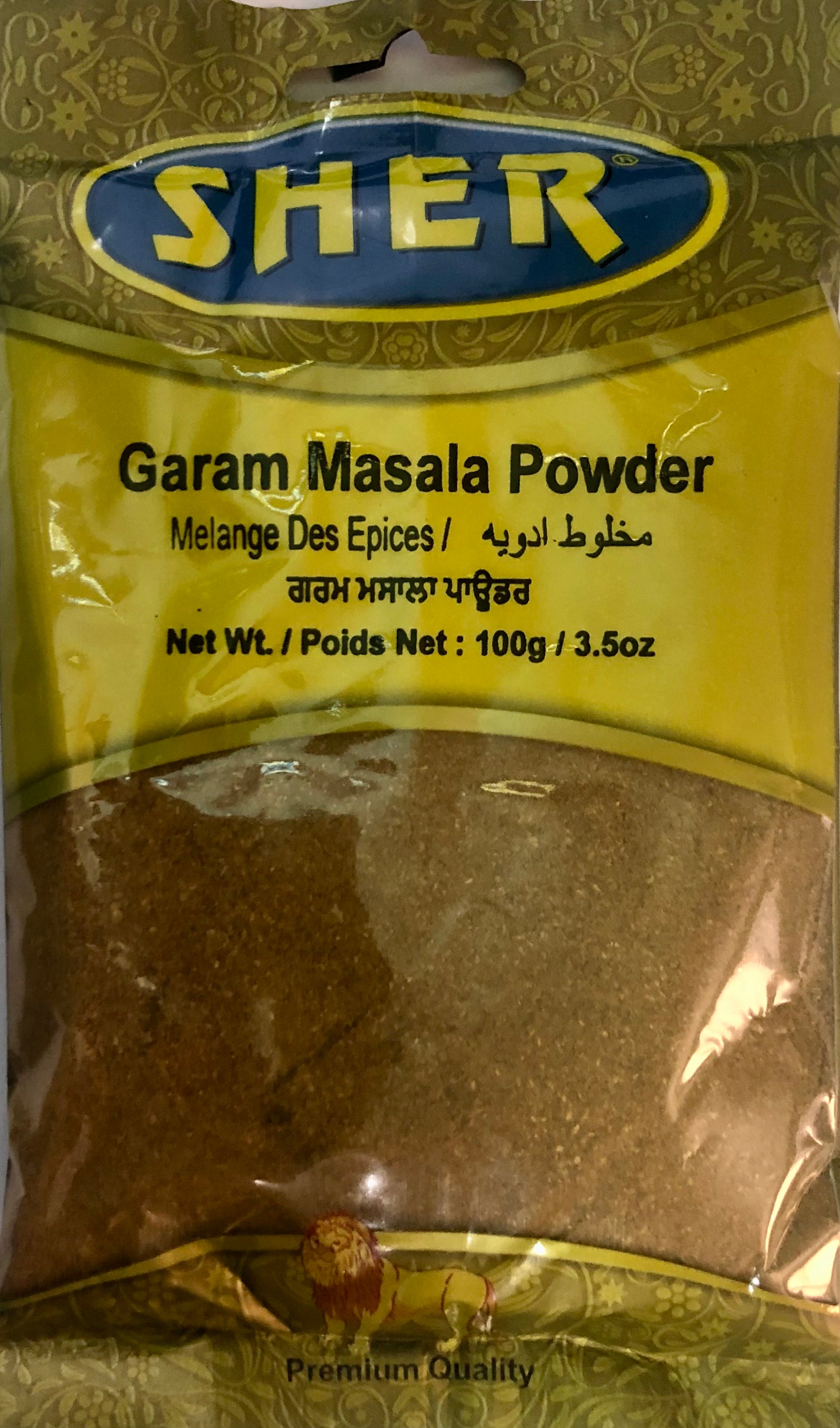GARAM MASALA POWDER - 100gm - SHER