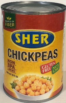 Canned Chickpeas - 540 ml - Sher