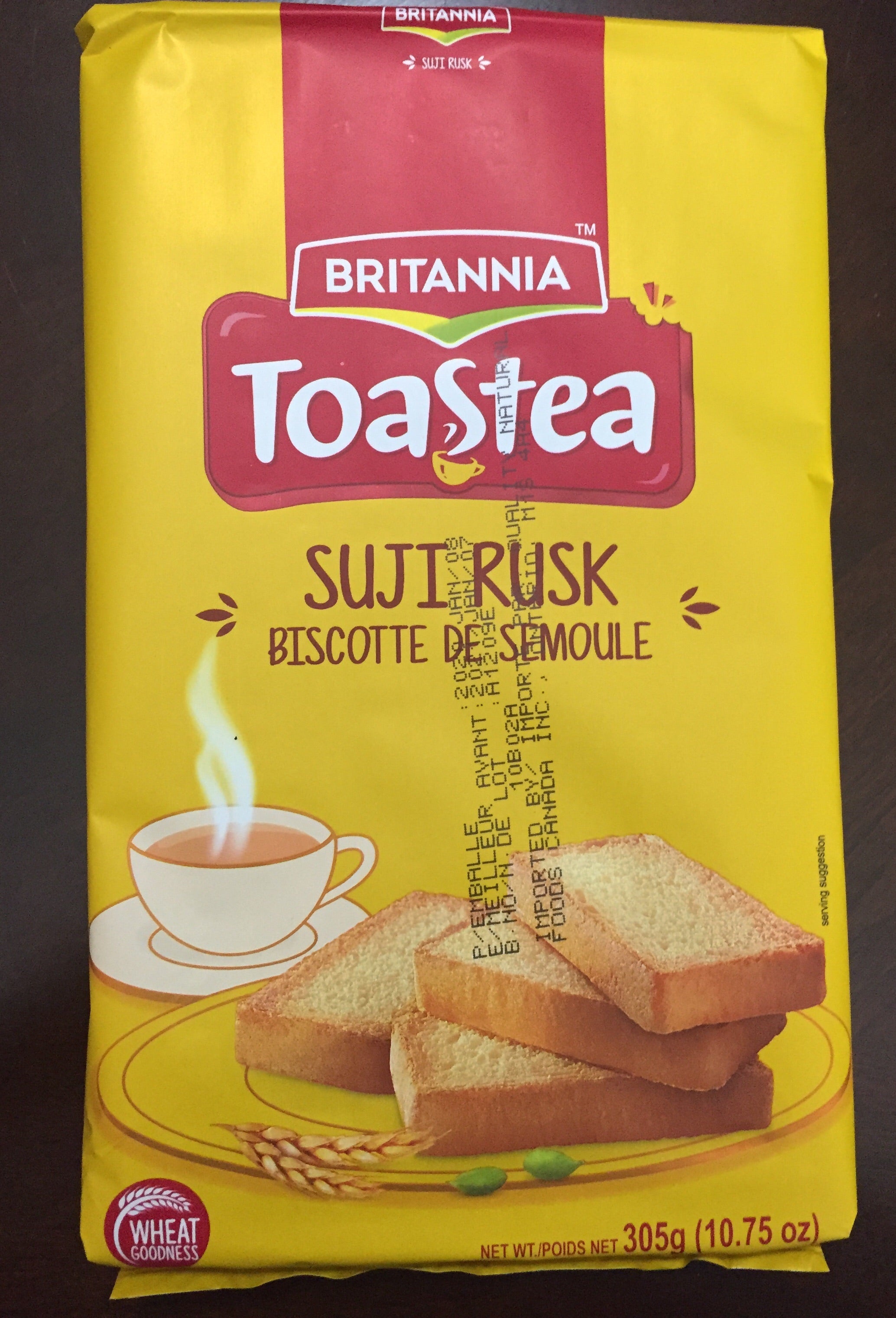 SUJI RUSK - Toastea - 305gm - Britannia