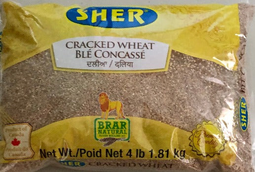 CRACKED WHEAT - DALIA - 4 LB. - SHER