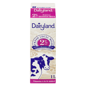 DAIRYLAND 2% MILK (1 L) - punjabigroceries.com