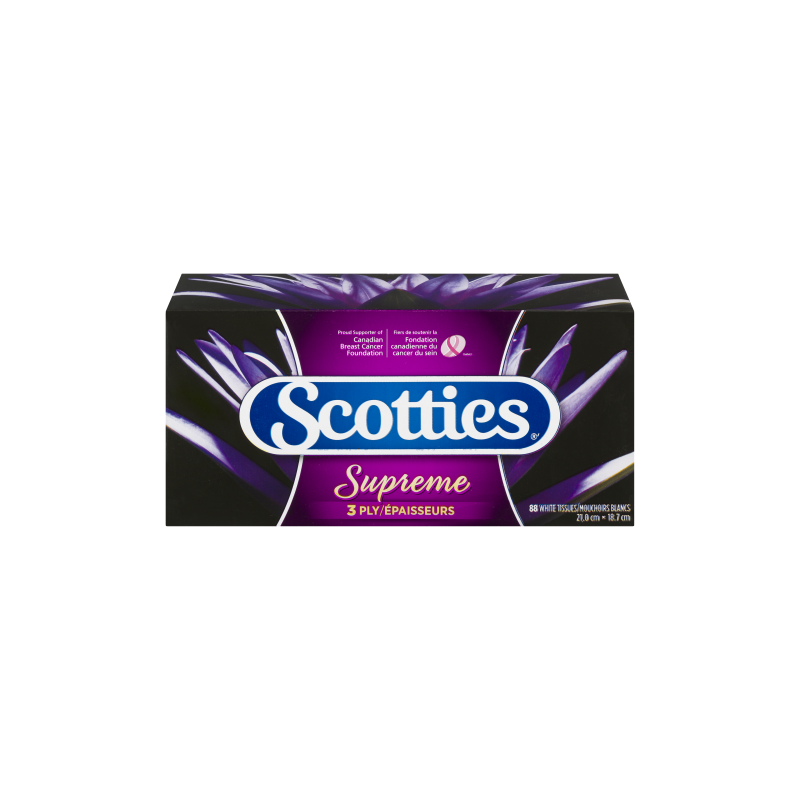 FACIAL TISSUE PAPERS - Supreme - Scotties - Each