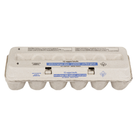 NO NAME Grade A White Eggs, Large (12 Eggs)