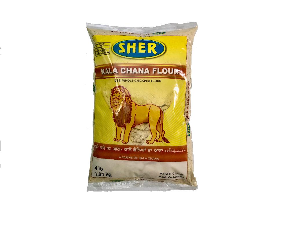 Kala chana Flour - Sher - 4lb