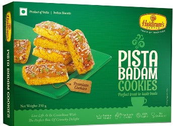 PISTA-BADAM COOKIES - 250g - Haldiram's