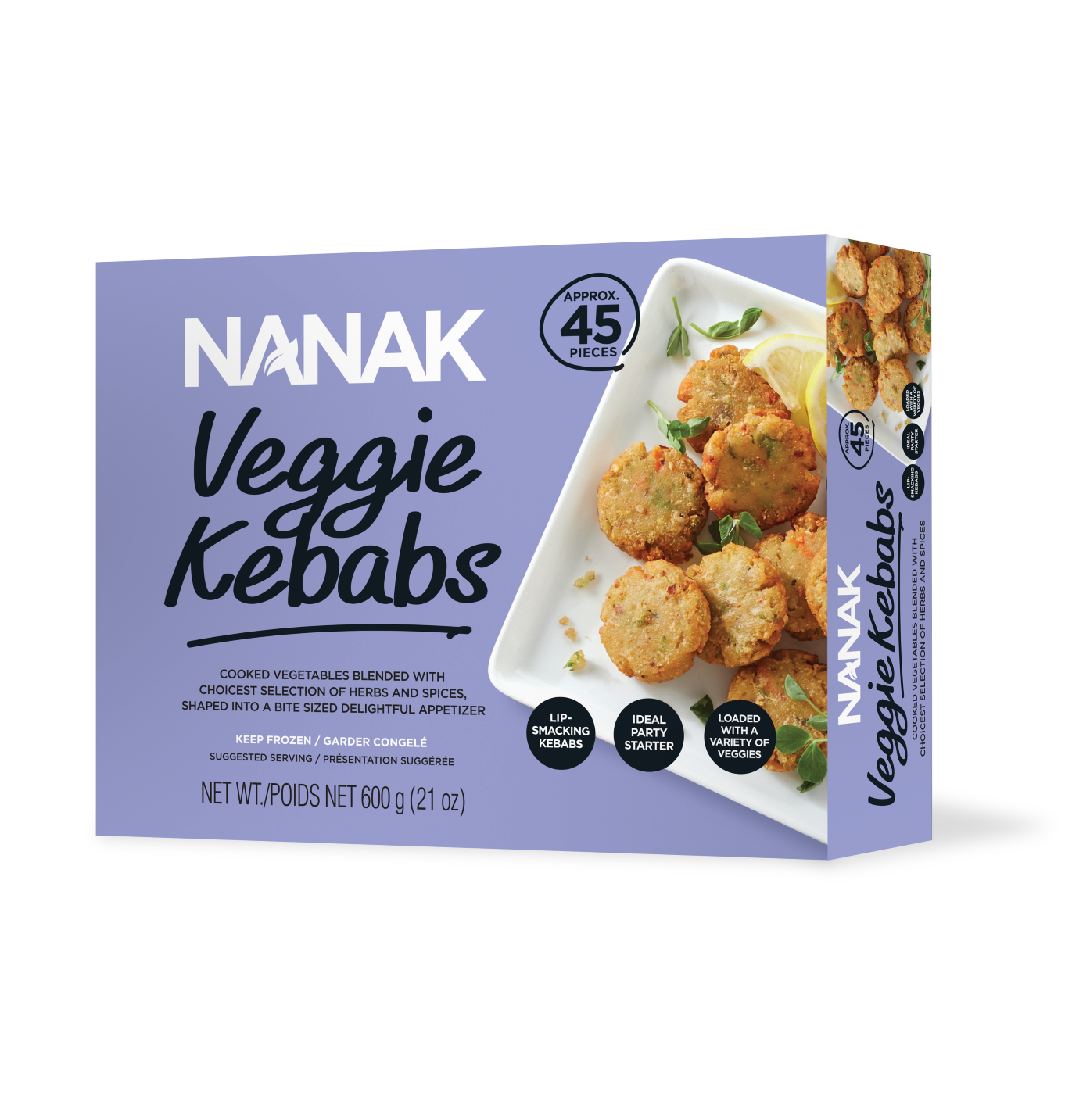 Veggie Kababs - 600gm - Nanak