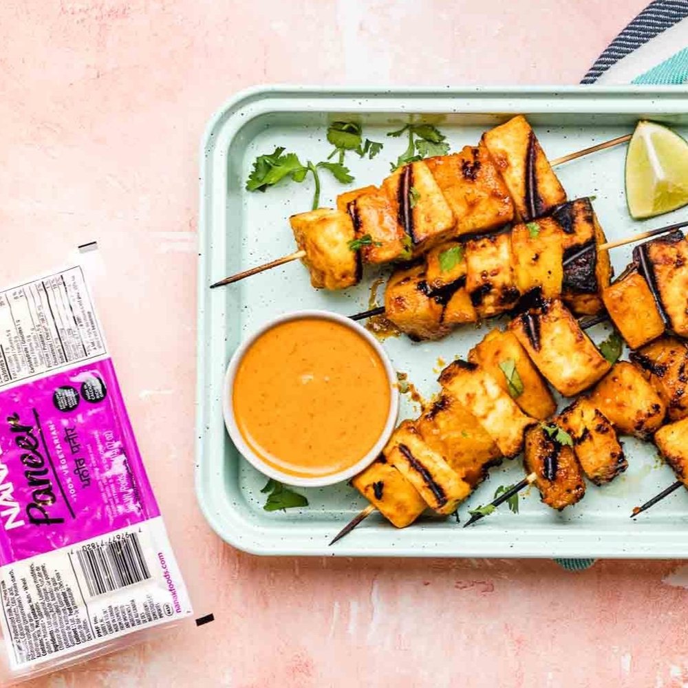 CHIPOTLE  PINEAPPLE PANEER  SKEWERS