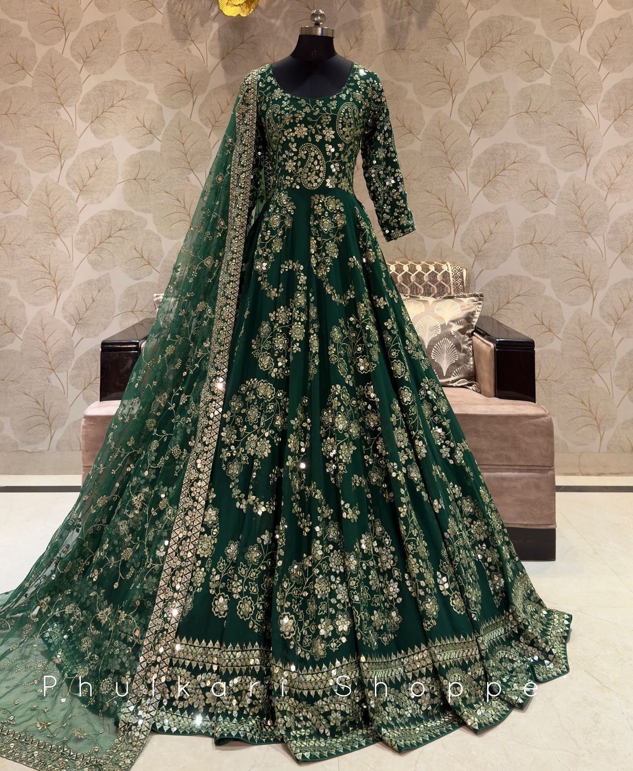 Suit (Ground touch Anarkali)