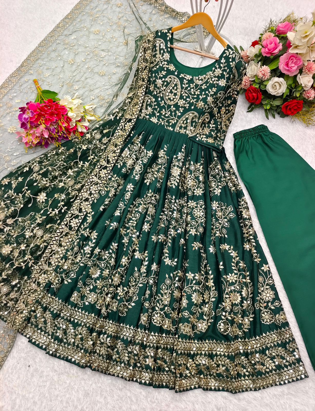 Suit (Ground touch Anarkali)