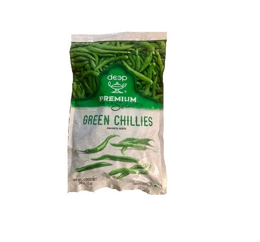 Green Chilli - Frozen - 340g - Deep