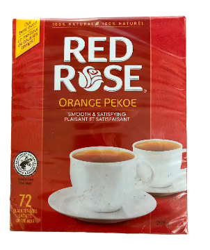 Red Rose - Orange Pekoe - Black Tea  - 72 Tea Bags