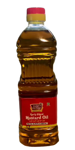 Kachchi Ghani - Mustard Oil - 500ml - Indian Heritage