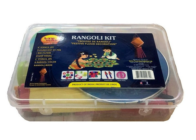 Rangoli Colors - 6X100gm - Each Kit - Verka