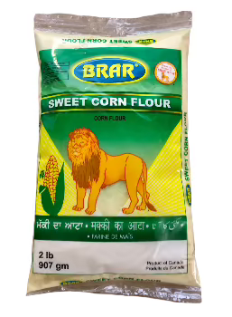 SWEET CORN FLOUR - MAKKI DA ATTA - 2 LB. - BRAR