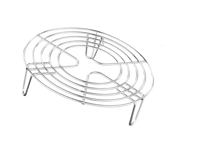 Wire Rack Roti Flipper Stainless Steel Round Roti Flipper / Heating Rack - Each