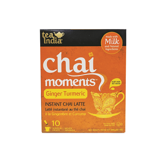 Instant Ginger Turmeric Tea - 10 sachets - Tea India