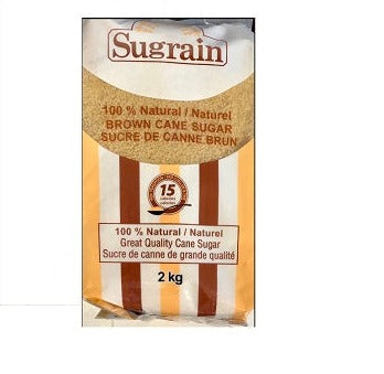 Brown Sugar - 2Kg - Sugrain