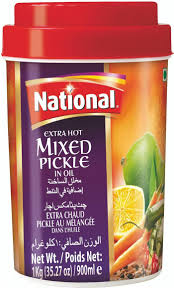 National Extra Hot Mixed Pickle in Oil (1 kg)