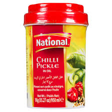 National Chilli Pickle in Oil (950 ml)