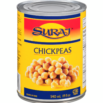 Canned Chickpeas - 540 ml - Suraj