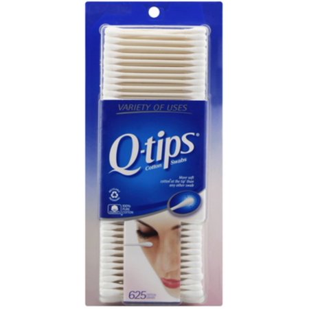 Q-tips Cotton Swabs - 625 ct