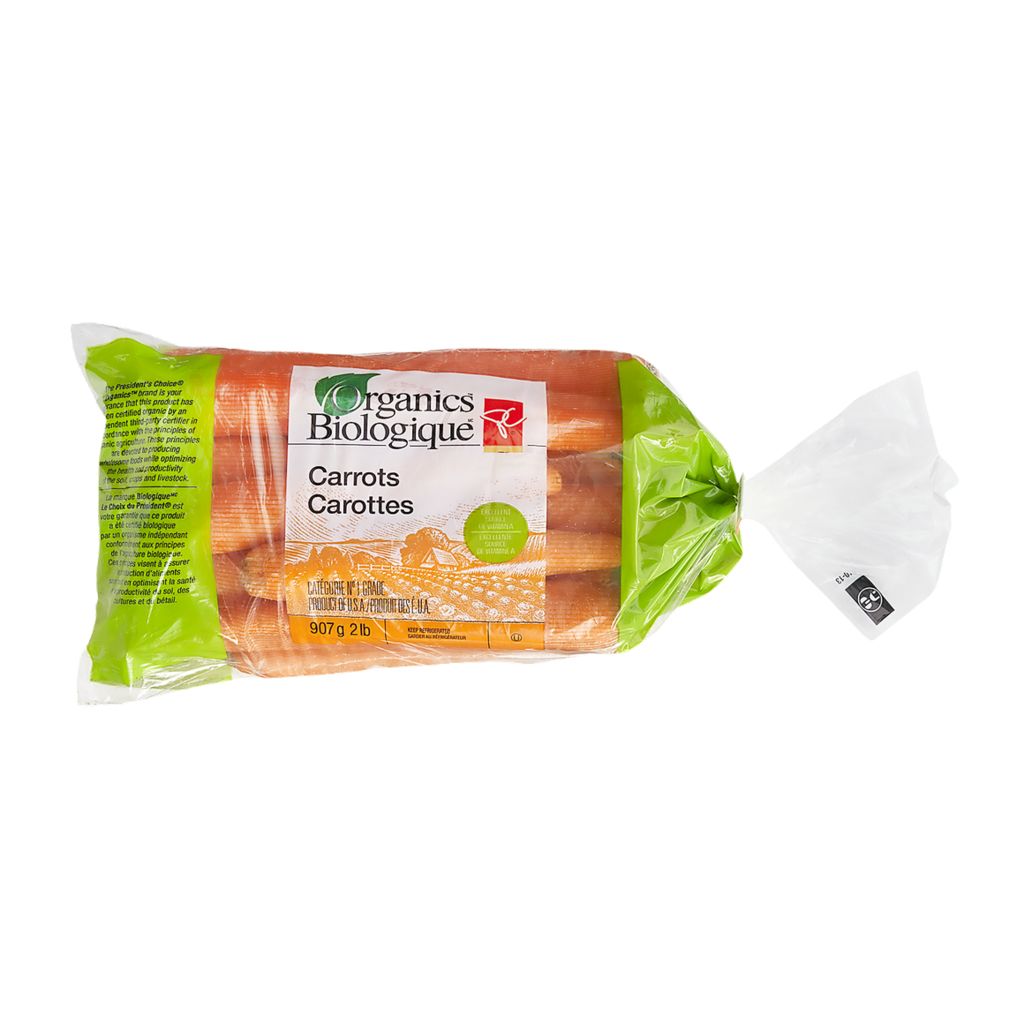 PC ORGANICS Carrots 2 lb bag-punjabigroceries.com