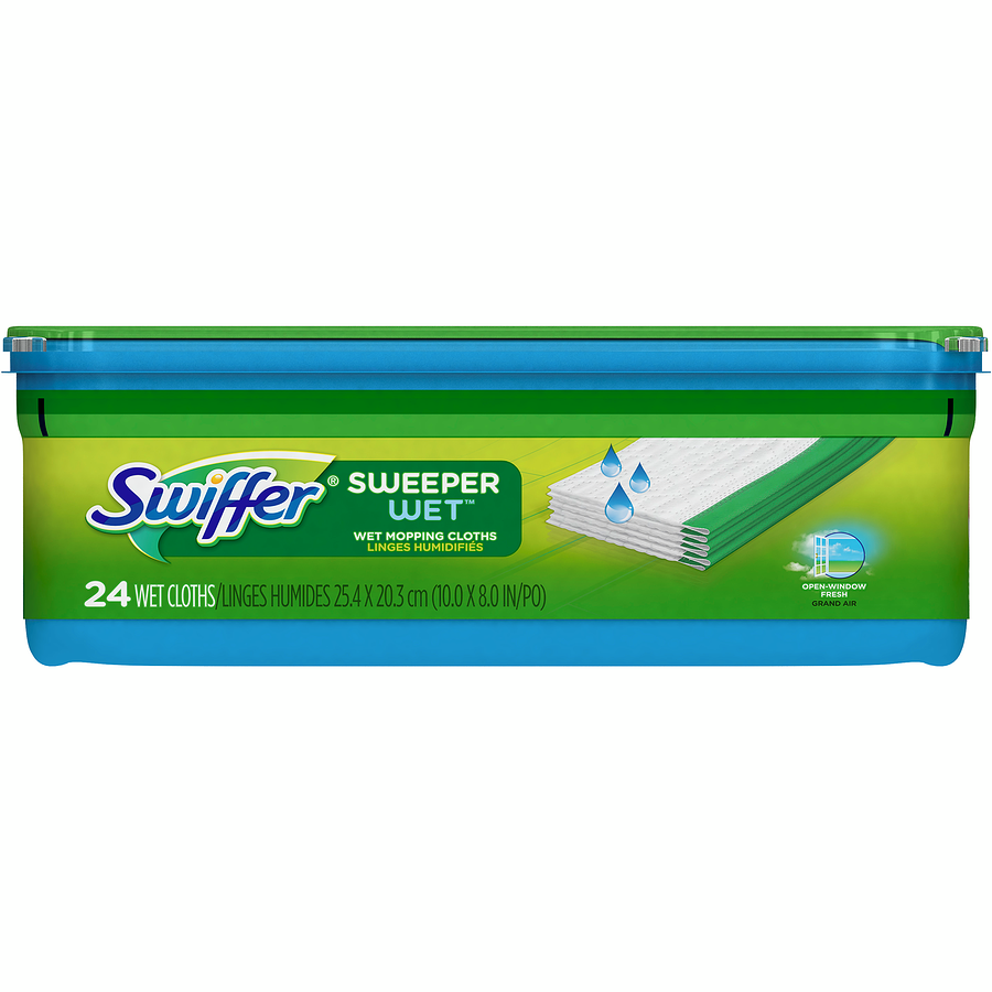 SWIFFER Wet Mopping Pad Multi Surface Refills for Floor Mop 24 ea