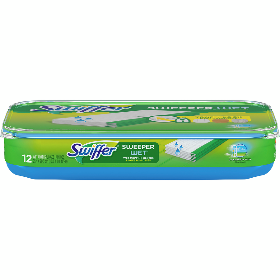 SWIFFER Wet Mopping Pad Multi Surface Refills 12 ea