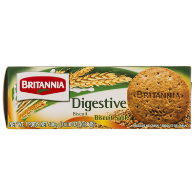 Digestive Biscuits BRITANNIA  (400 g)-punjabigroceries.com