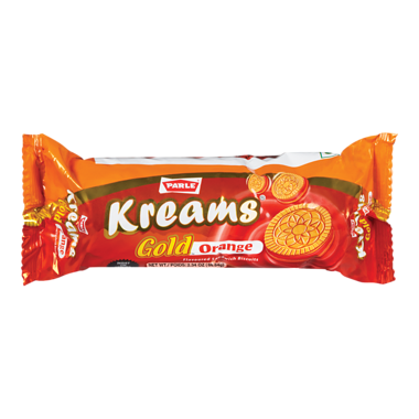 PARLE  Kreams Gold Orange Cookies (66.64 g)- Punjabi Groceries