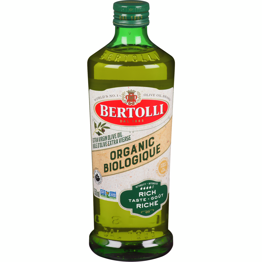 BERTOLLI Rich Taste-Organic Extra Virgin Olive Oil 750 ml