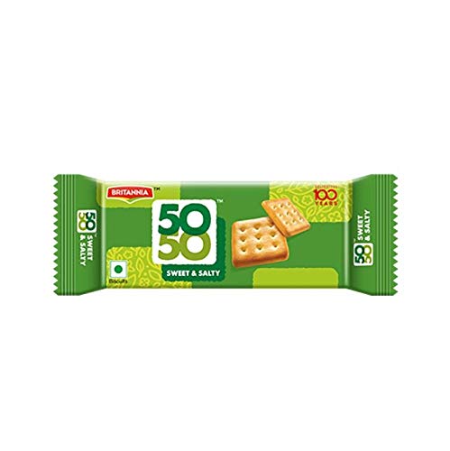 BRITANNIA - 50-50 - Sweet & Salty - Biscuits - 62 gm-punjabigroceries