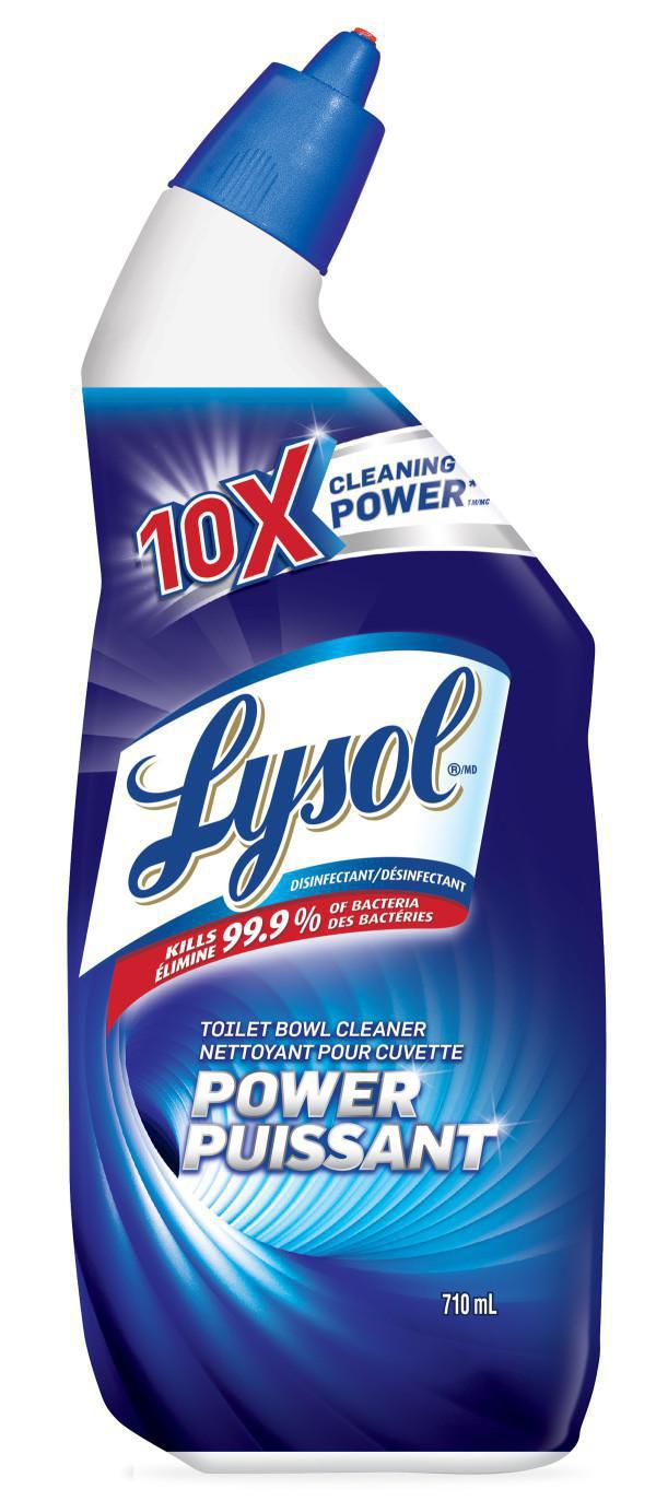 Lysol Toilet Bowl Cleaner, Power, 710ml, 10X Cleaning Power