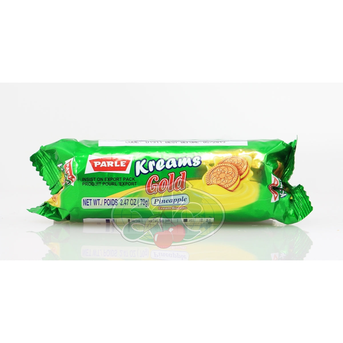 Parle Kream Gold Pineapple Cream Biscuits