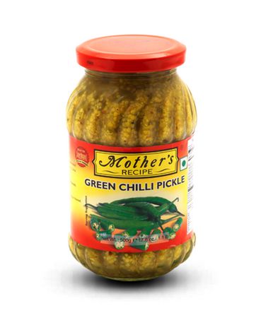 Mother's Recipe Green Chili Pickle - punjabigroceries.com