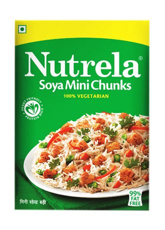Nutrela 100 %Vegetarian Soya Mini-Chunks-Punjabi Groceries