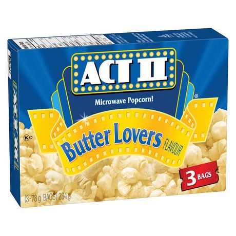 ACTII® Microwave Gourmet Popcorn - Butter Lovers Flavour3 x 78 g - punjabigroceries.com