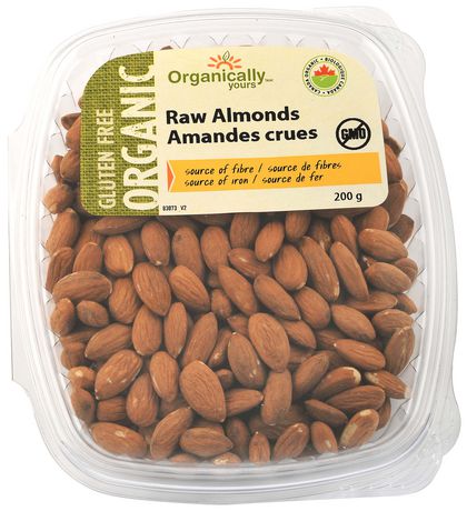 Organically Yours Gluten Free Organic Raw Almonds-Punjabi Groceries