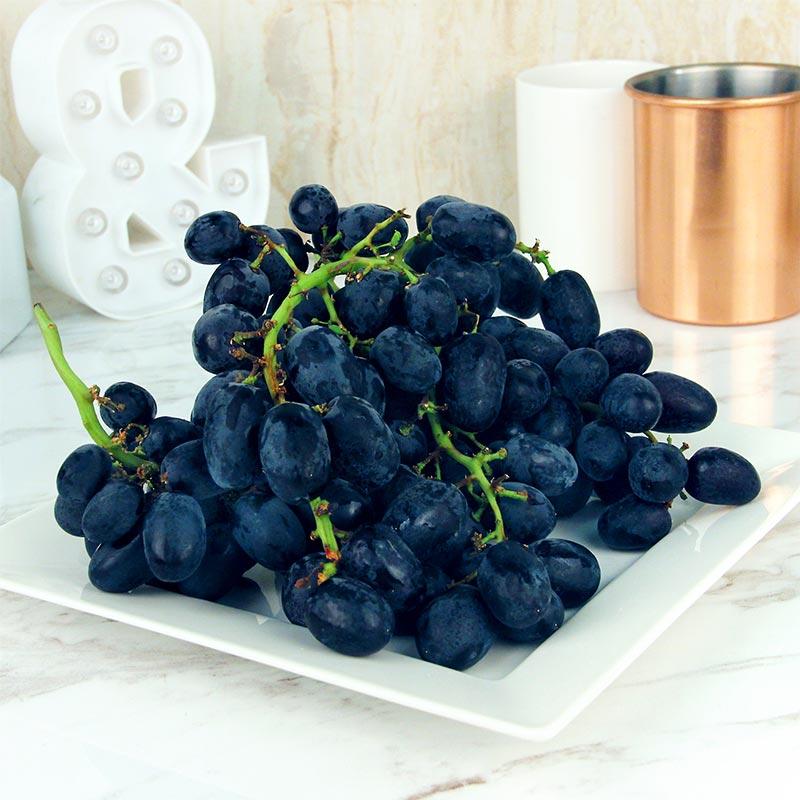Black Seedless Grapes - 907 g -punjabigroceries.com