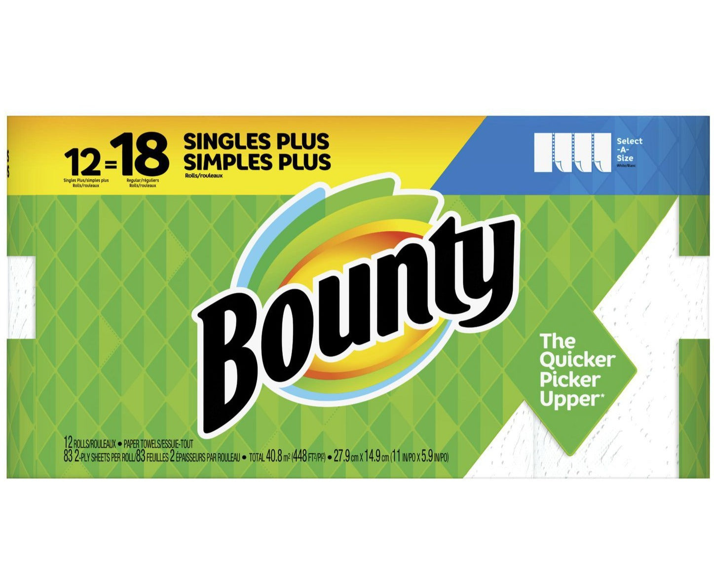Bounty Select-A-Size Paper Towels - 12 Rolls