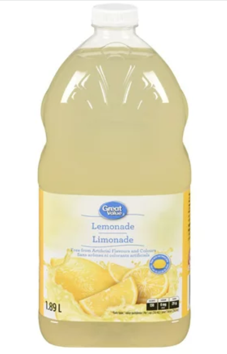 Lemonade Great Value 1.89L